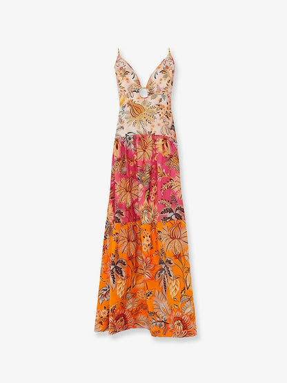 Farm Rio Ligia Floral Mix dress - Ligiafloralmixed