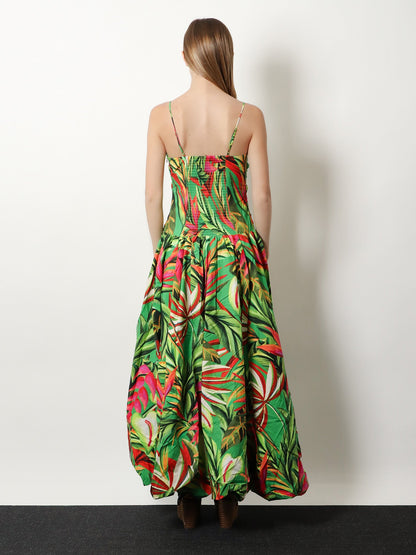 Farm Rio Tropical Dream Maxi Dress - Orange