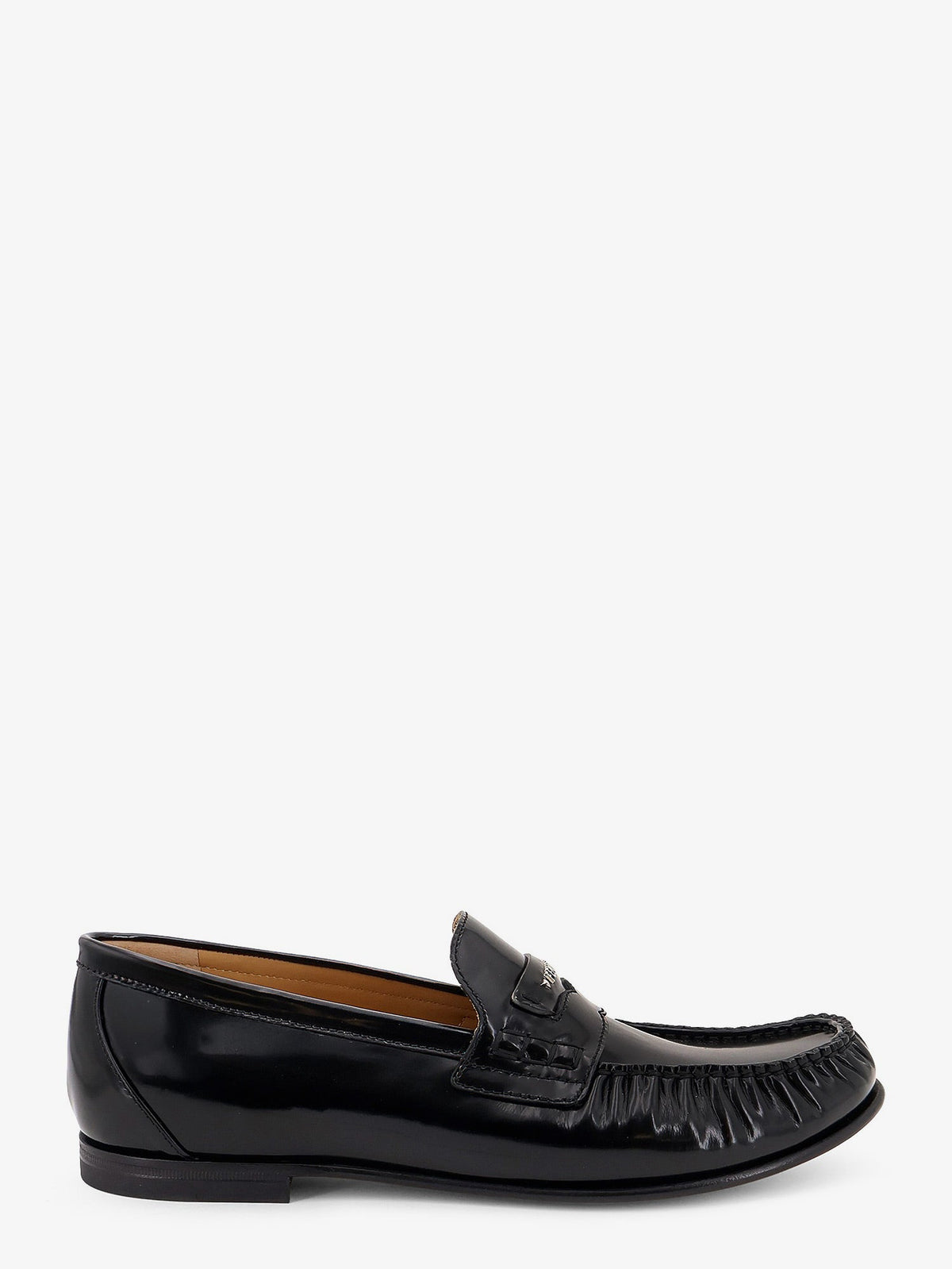 Fendi Leather Scrunch loafers - Nero