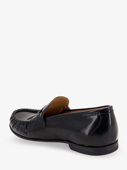 Fendi Leather Scrunch loafers - Nero