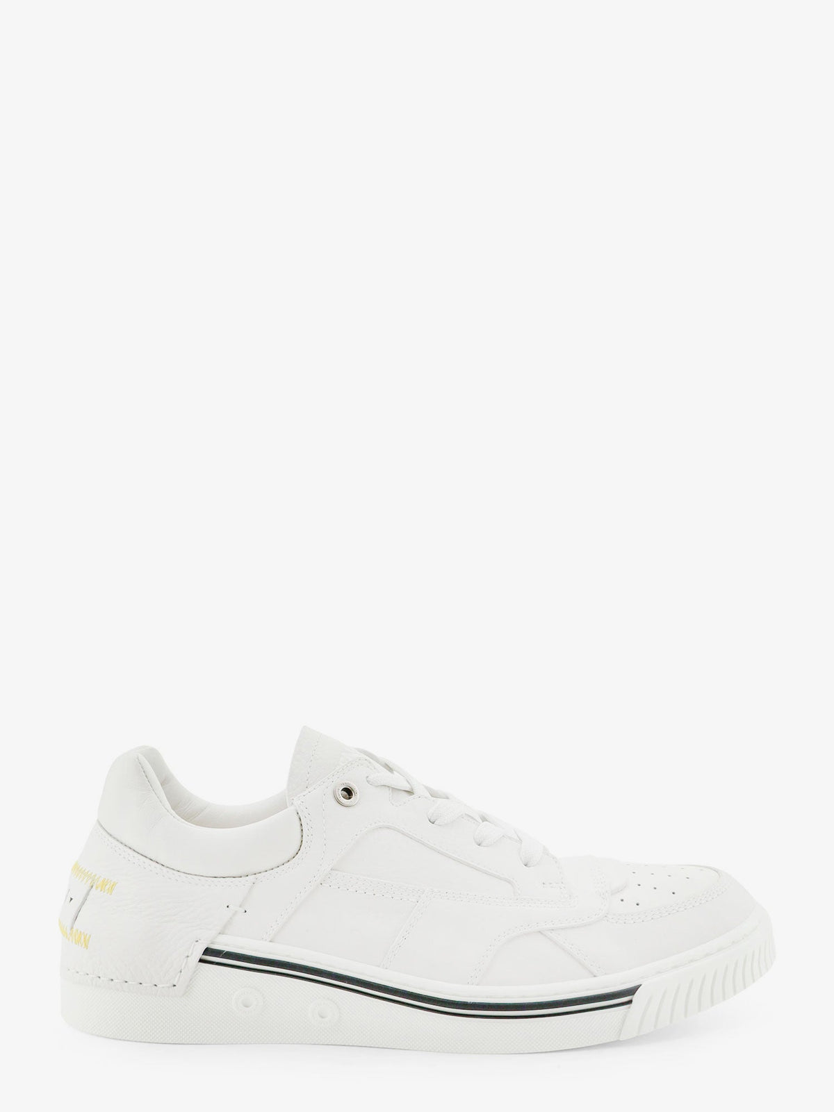 Fendi Fender leather sneakers - White