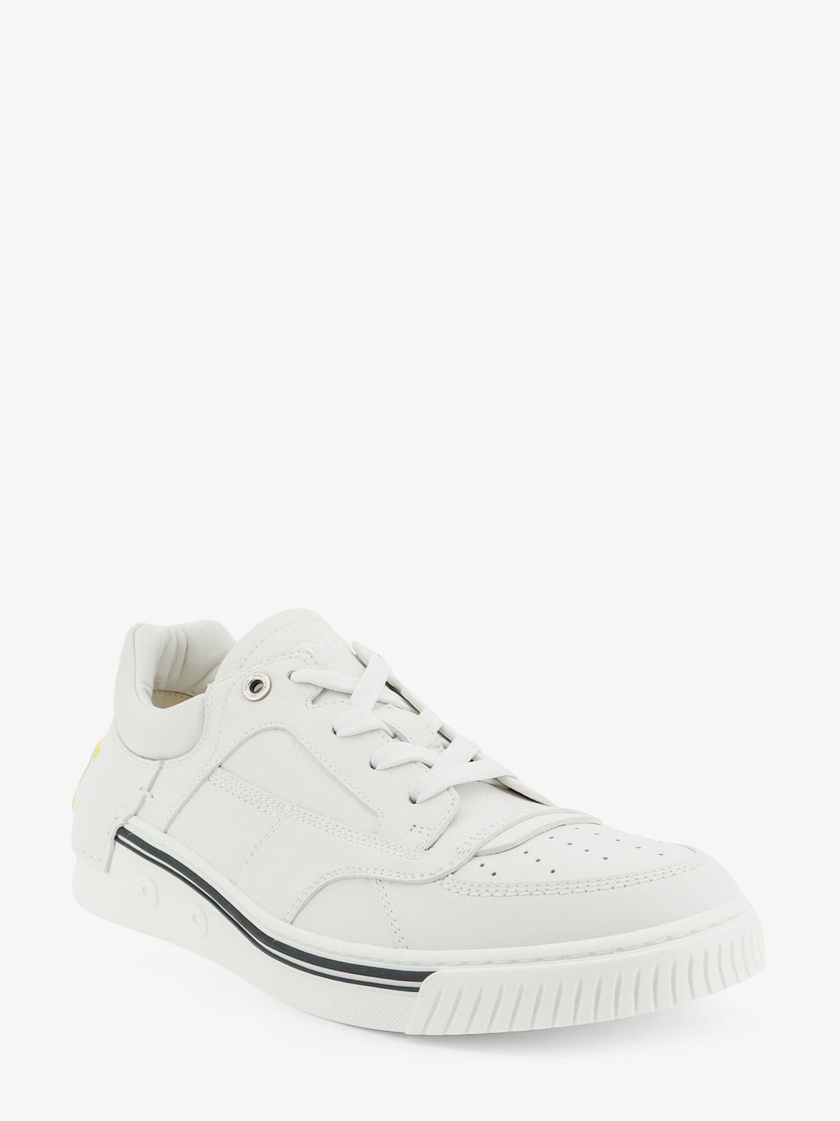 Fendi Fender leather sneakers - White