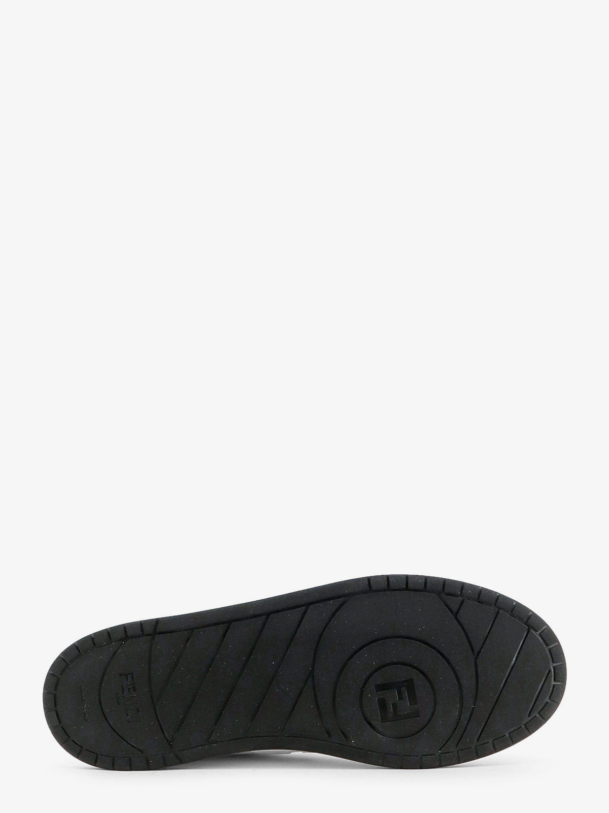 Fendi Match leather sneakers with FF monogram - White