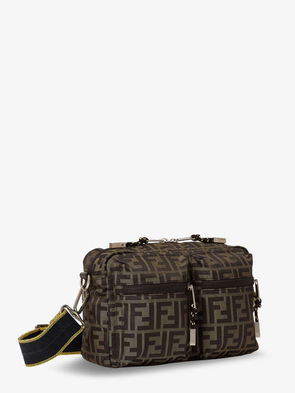 Fendi Camera Case Superlight FF Zucca Fabric crossbody bag - Nero