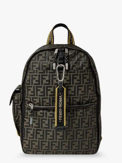 Fendi Climb FF Zucca technical fabric backpack - Nero
