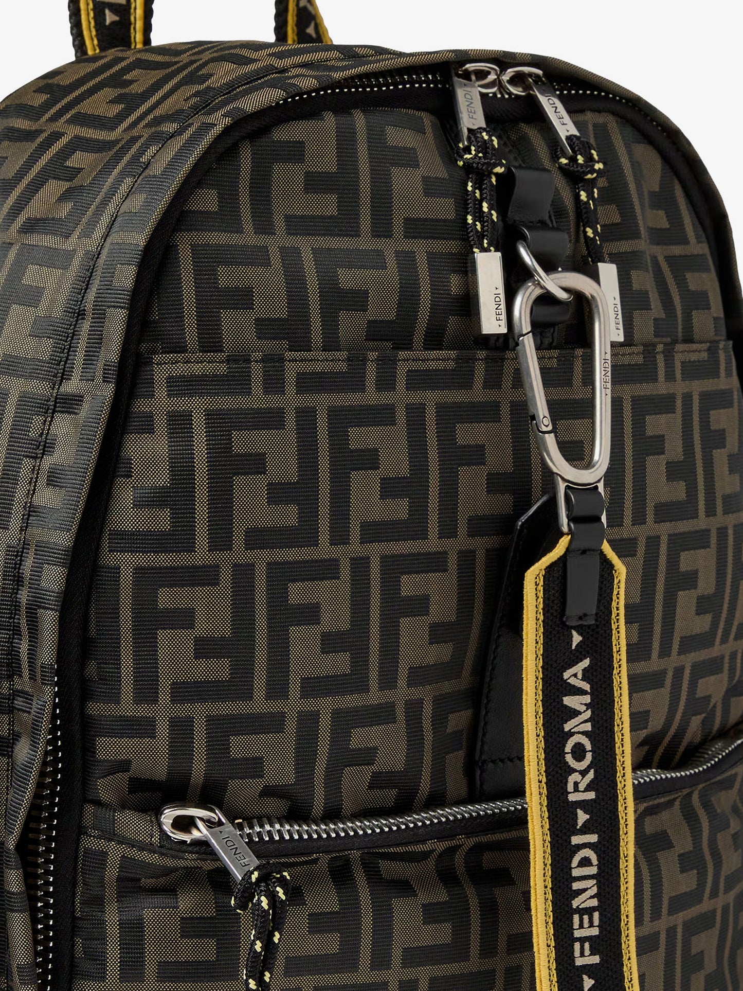 FENDI - Climb FF Zucca technical fabric backpack