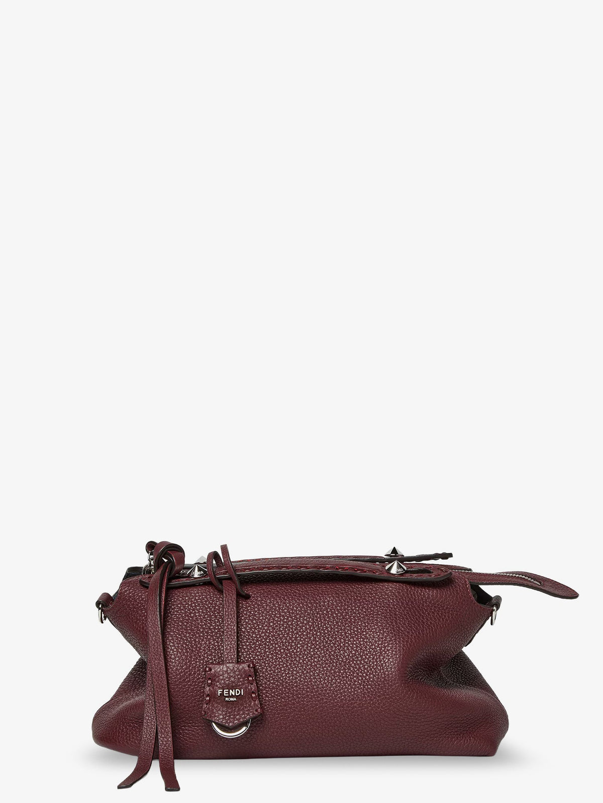 Fendi By The Way Medium leather crossbody bag - Bordeau