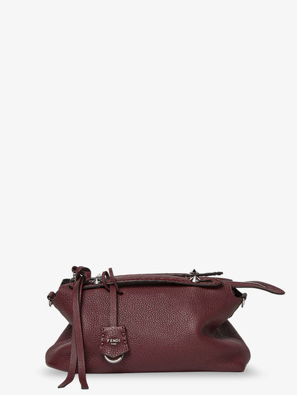 Fendi By The Way Medium leather crossbody bag - Bordeau