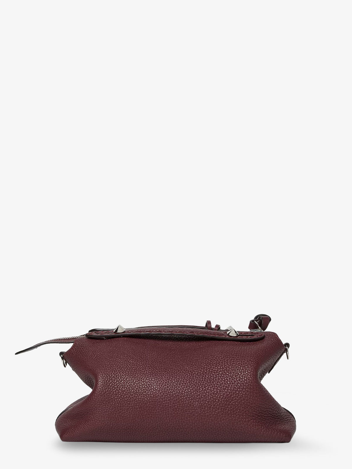 Fendi By The Way Medium leather crossbody bag - Bordeau