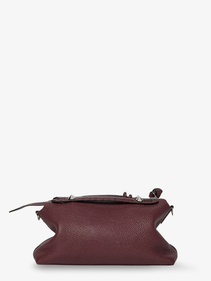 Fendi By The Way Medium leather crossbody bag - Bordeau