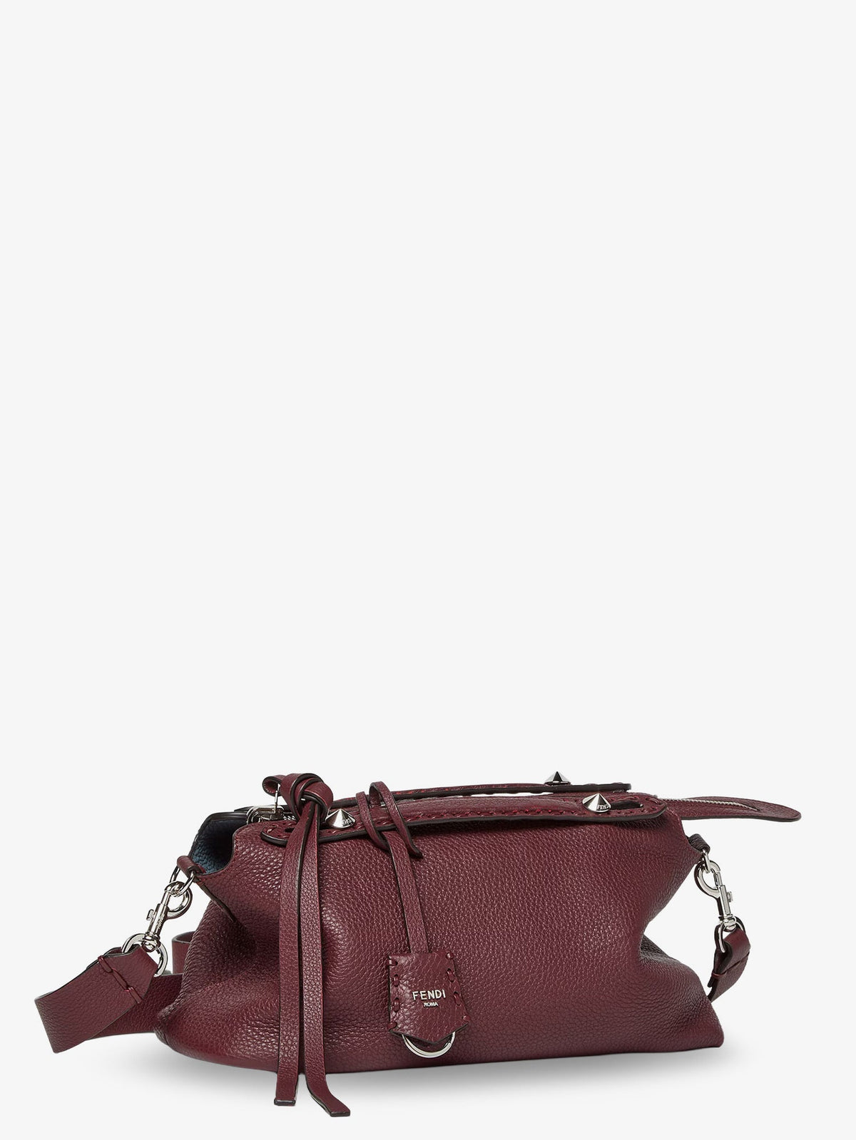 Fendi By The Way Medium leather crossbody bag - Bordeau