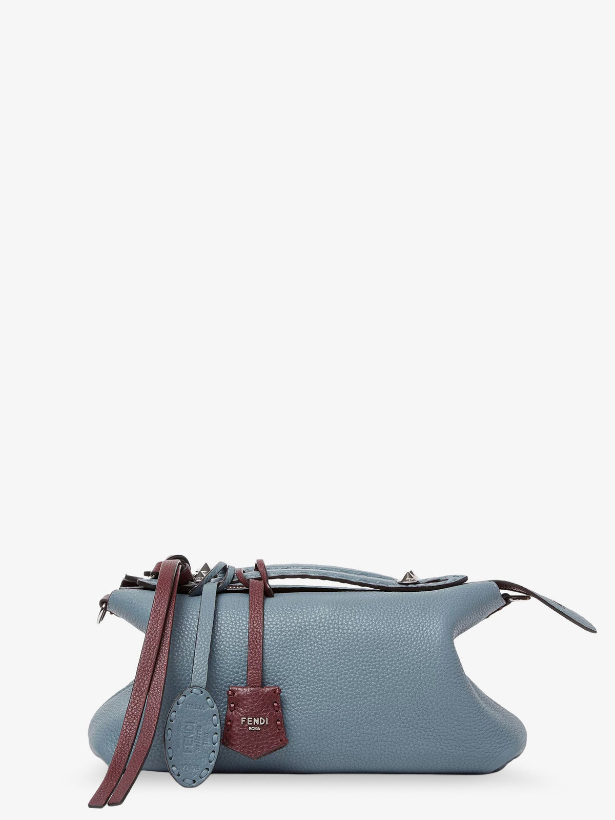 Fendi By The Way Medium leather crossbody bag - Bordeau