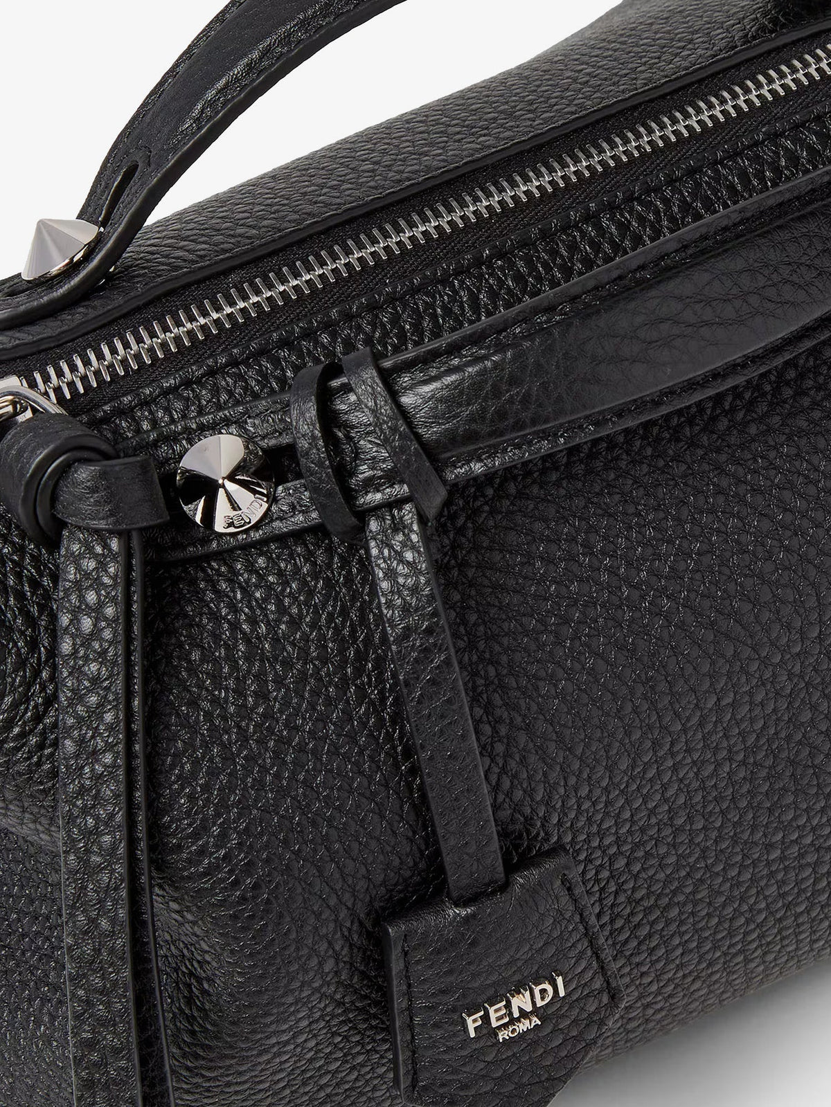 Fendi By The Way Soft Boston Bag with shoulder strap - Nero