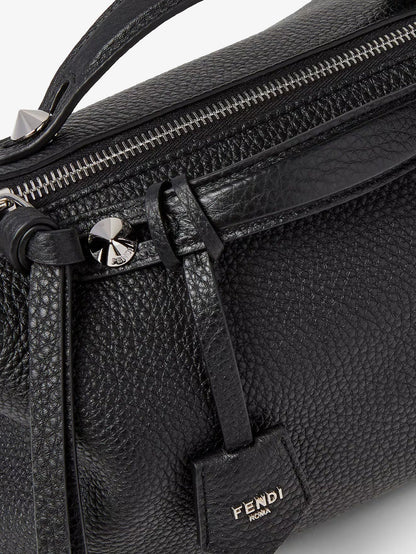 Fendi By The Way Soft Boston Bag with shoulder strap - Nero