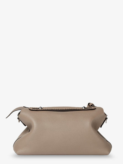 Fendi By The Way Selleria Large Leather Handbag - Corda