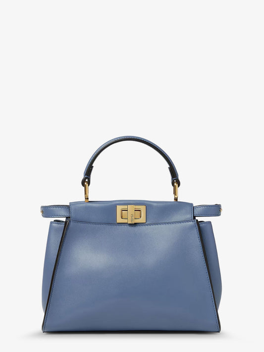 Fendi Peekaboo Mini Leather Handbag - Indacochiaro