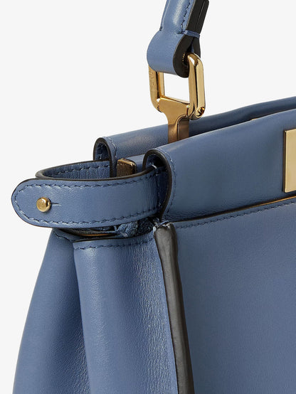Fendi Peekaboo Mini Leather Handbag - Indacochiaro