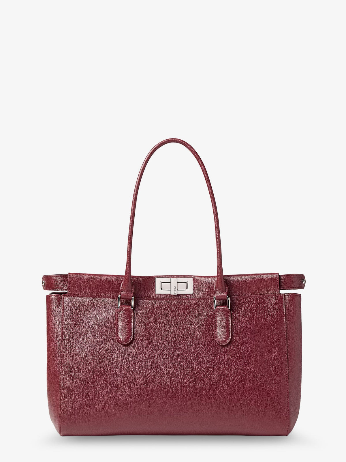 Fendi Peekaboo Tote leather shoulder bag - Rossoscuro