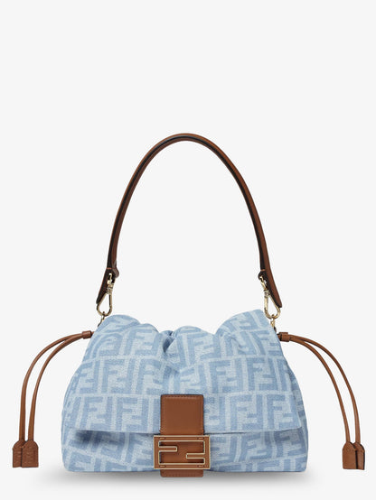 Fendi Mamma Baguette Light Denim crossbody bag - Denim Ch+Sellier+Os