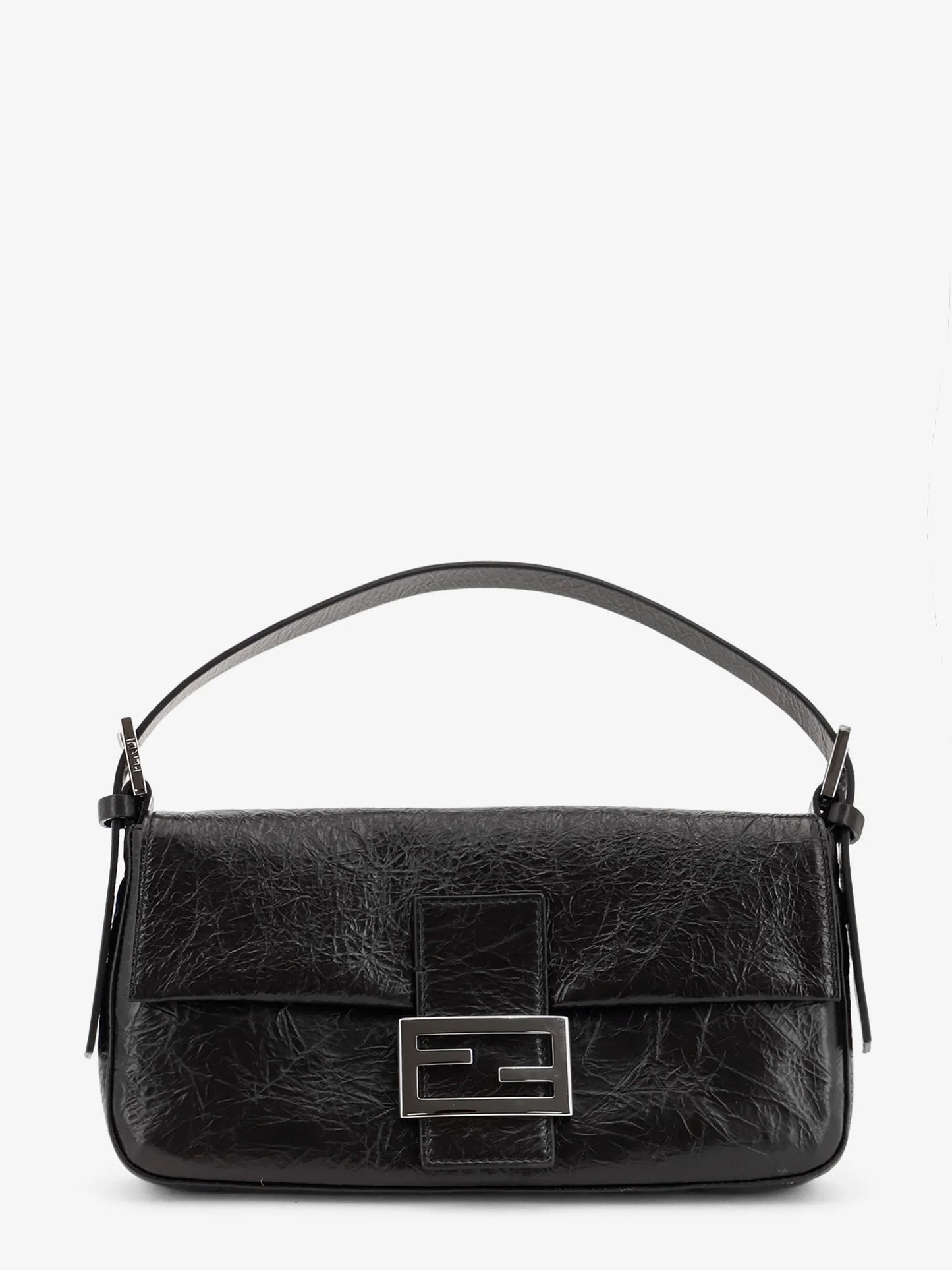 FENDI - Baguette vintage-effect leather shoulder bag