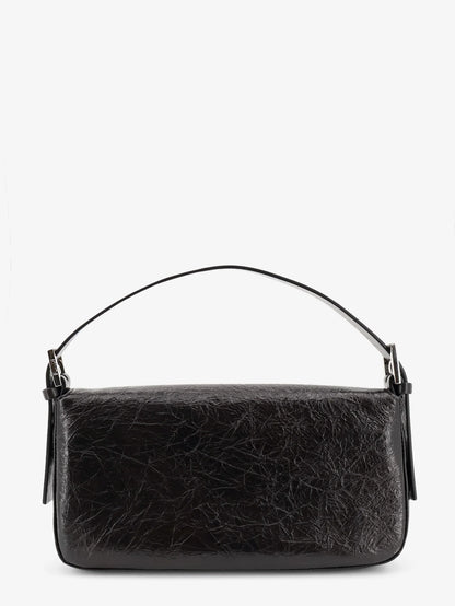 FENDI - Baguette vintage-effect leather shoulder bag