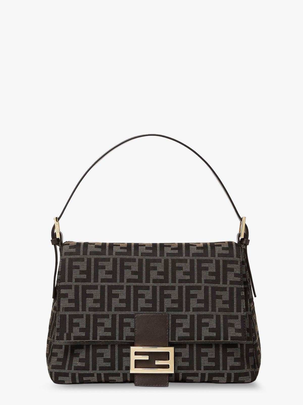 Fendi Flap 26325 FF Zucca Jacquard shoulder bag - Moroebano