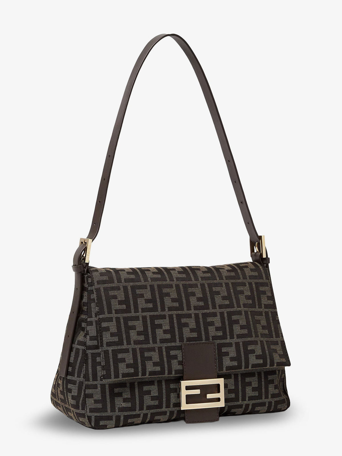 Fendi Flap 26325 FF Zucca Jacquard shoulder bag - Moroebano