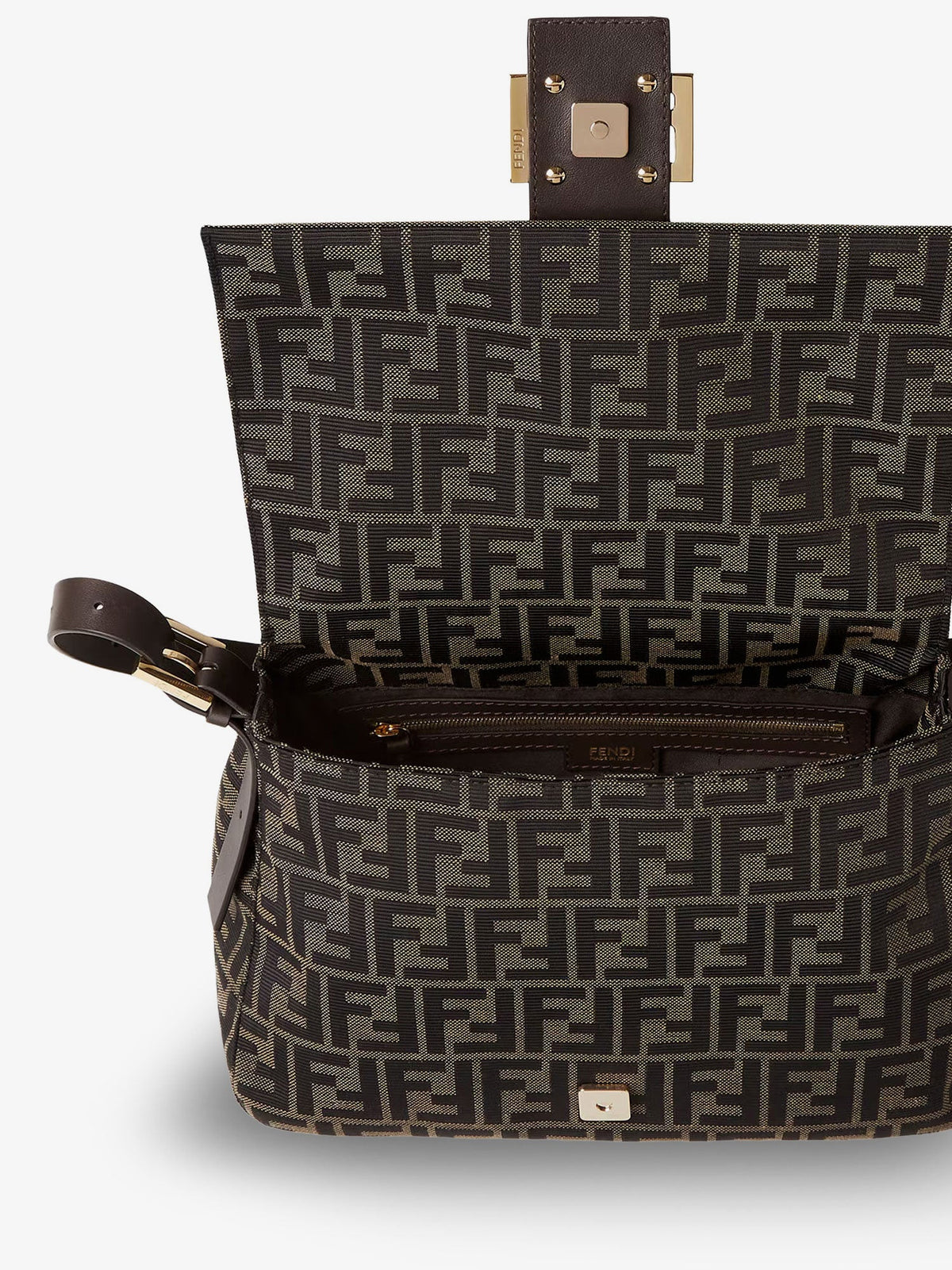 Fendi Flap 26325 FF Zucca Jacquard shoulder bag - Moroebano