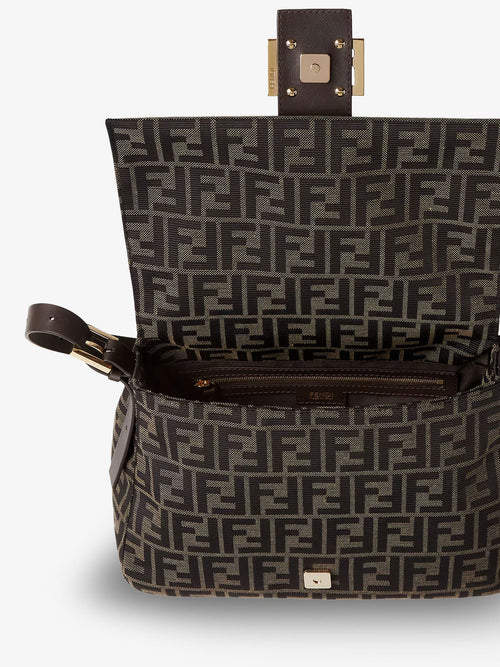 Fendi Flap 26325 FF Zucca Jacquard shoulder bag - Moroebano