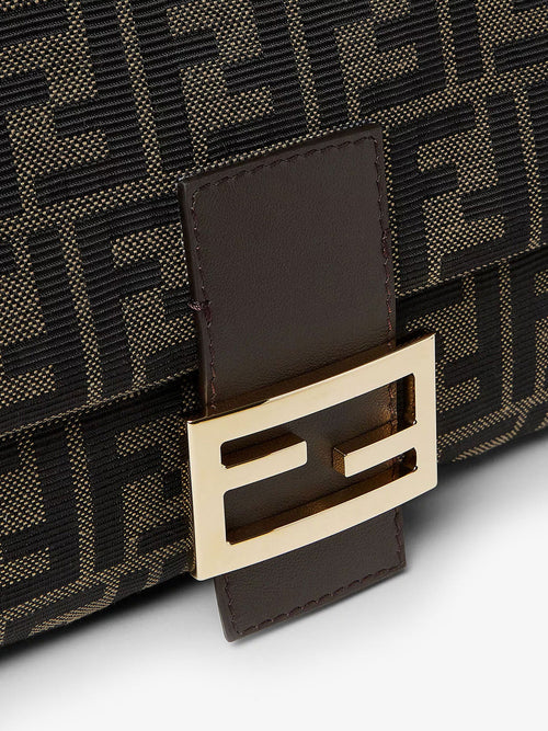 Fendi Flap 26325 FF Zucca Jacquard shoulder bag - Moroebano