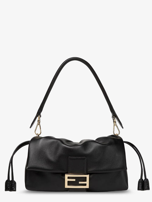 Fendi Baguette Soft Medium leather shoulder bag - Nero