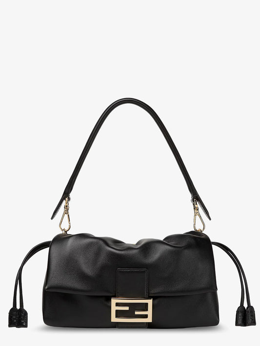 Fendi Baguette Soft Medium Leather Shoulder Bag