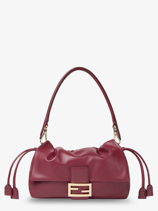 Fendi Baguette Soft Medium Leather shoulder bag - Rossoscuro