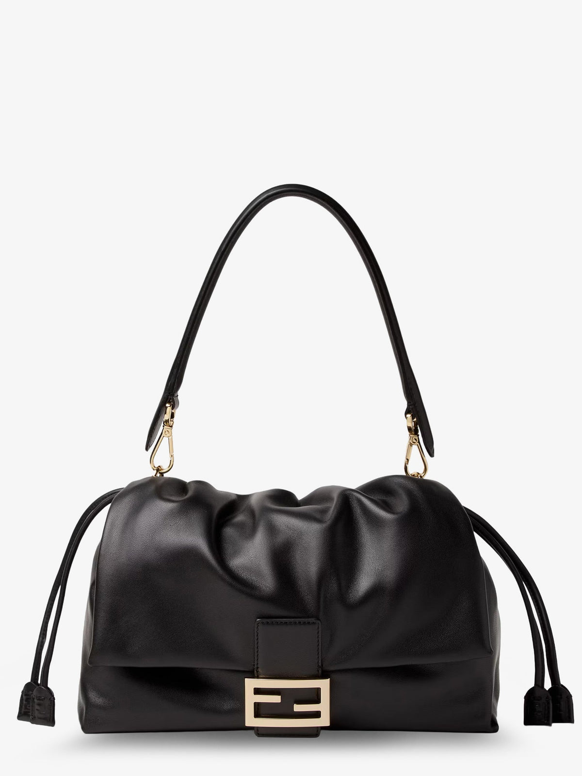 Fendi Baguette Soft Large leather bag - Nero