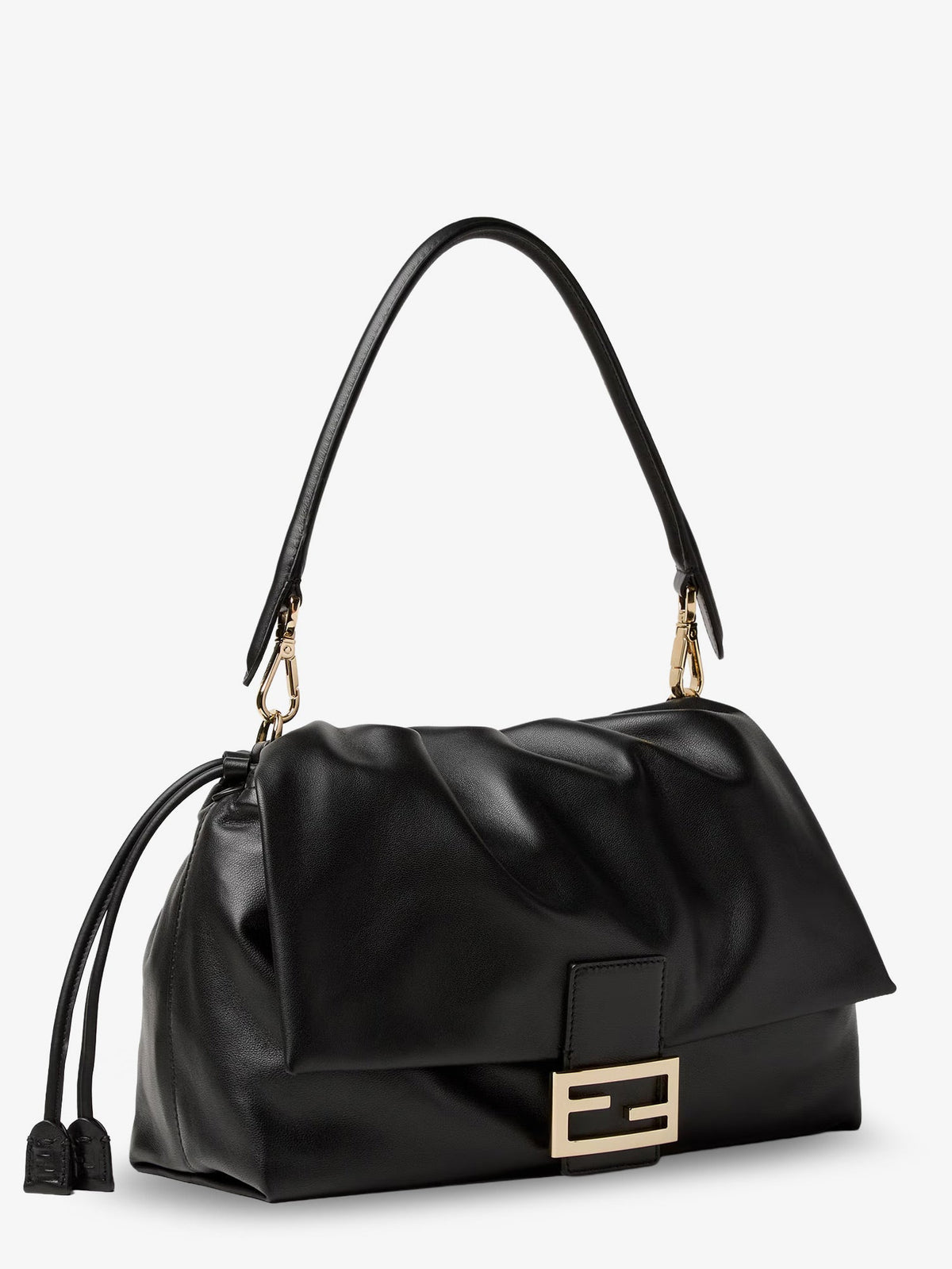 Fendi Baguette Soft Large leather bag - Nero