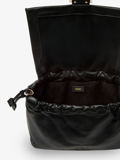 Fendi Baguette Soft Large leather bag - Nero