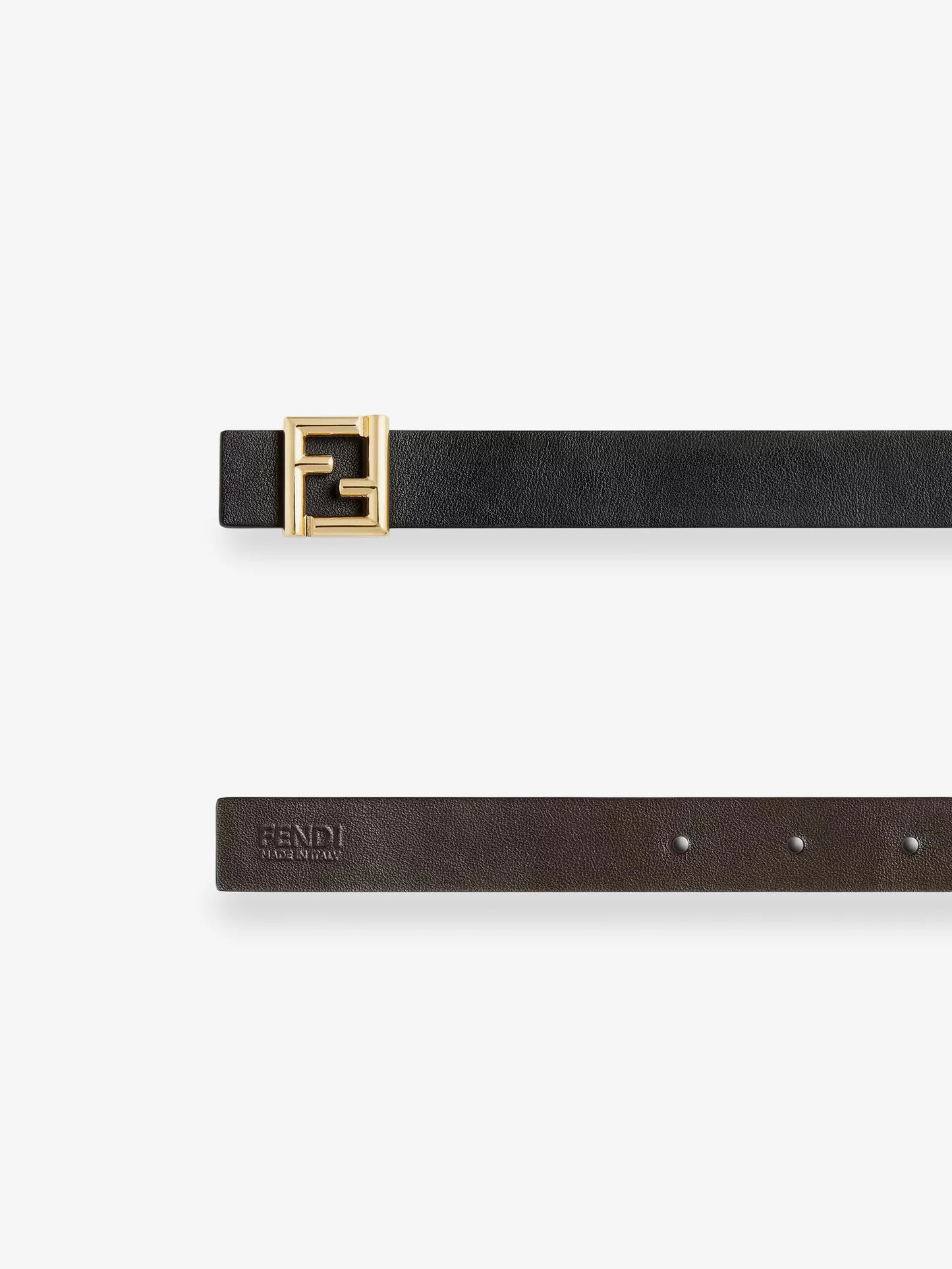 FENDI - FF leather belt