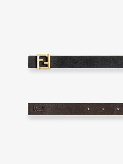 FENDI - FF leather belt