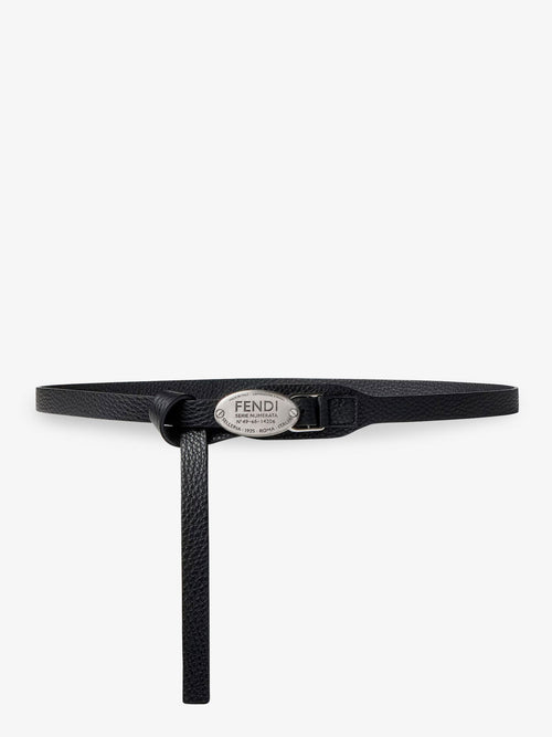 Fendi Fendi Selleria Cuoio Romano leather belt - Black