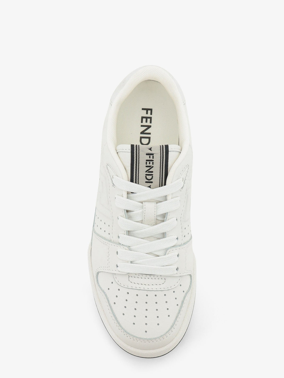 Fendi Fendi Match leather sneakers - White
