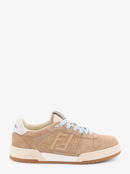 Fendi Fendi Match suede sneakers - Lightecru