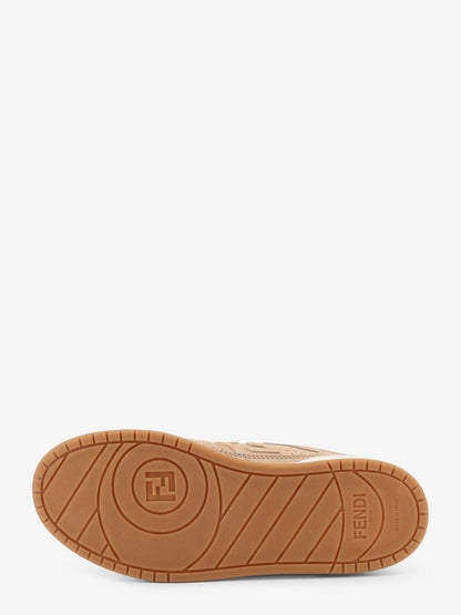 Fendi Fendi Match suede sneakers - Lightecru