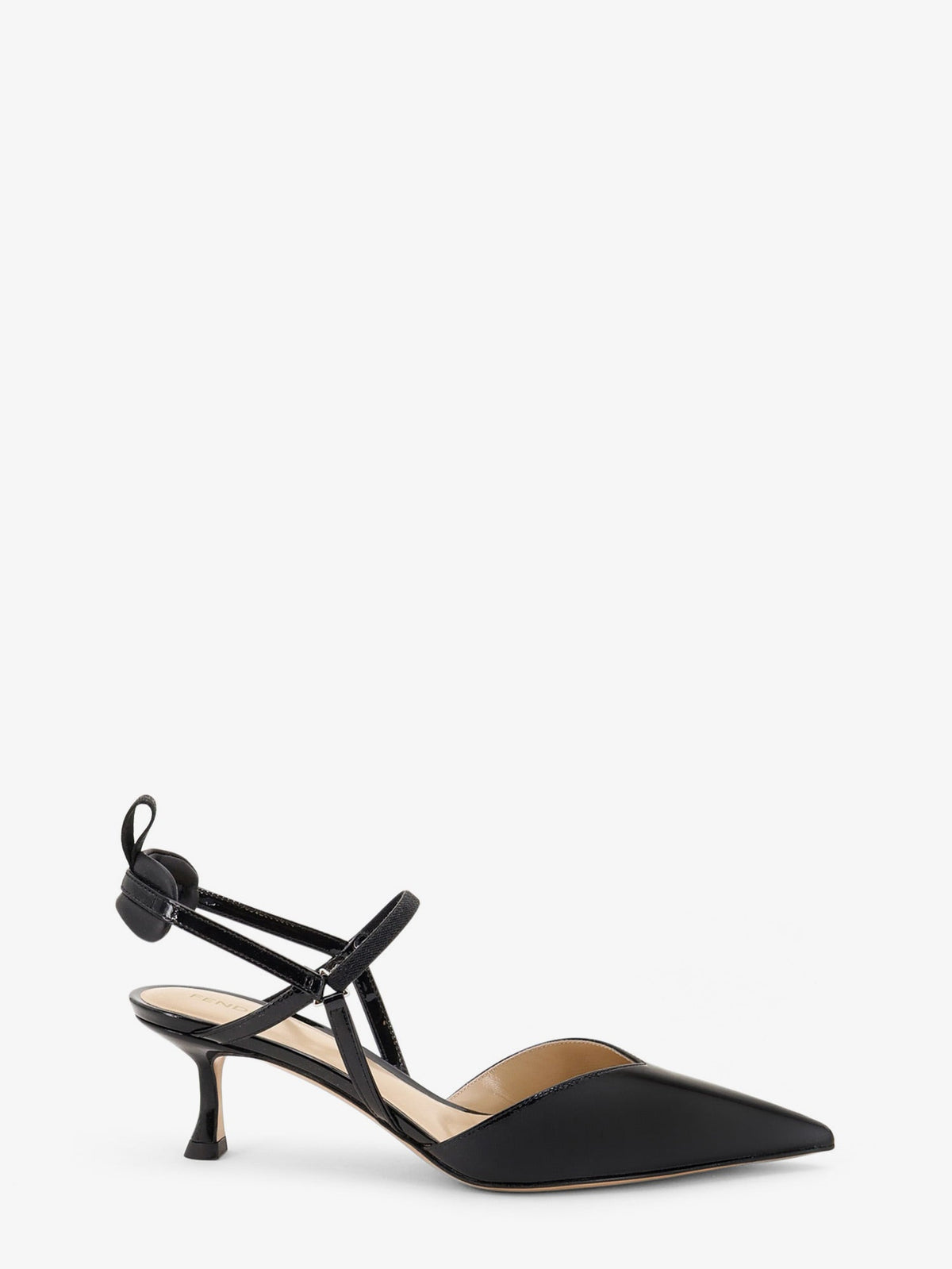 Fendi Very Colibrì  patent leather décolleté - Nero