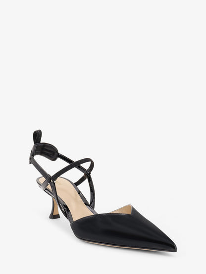 Fendi Very Colibrì  patent leather décolleté - Nero