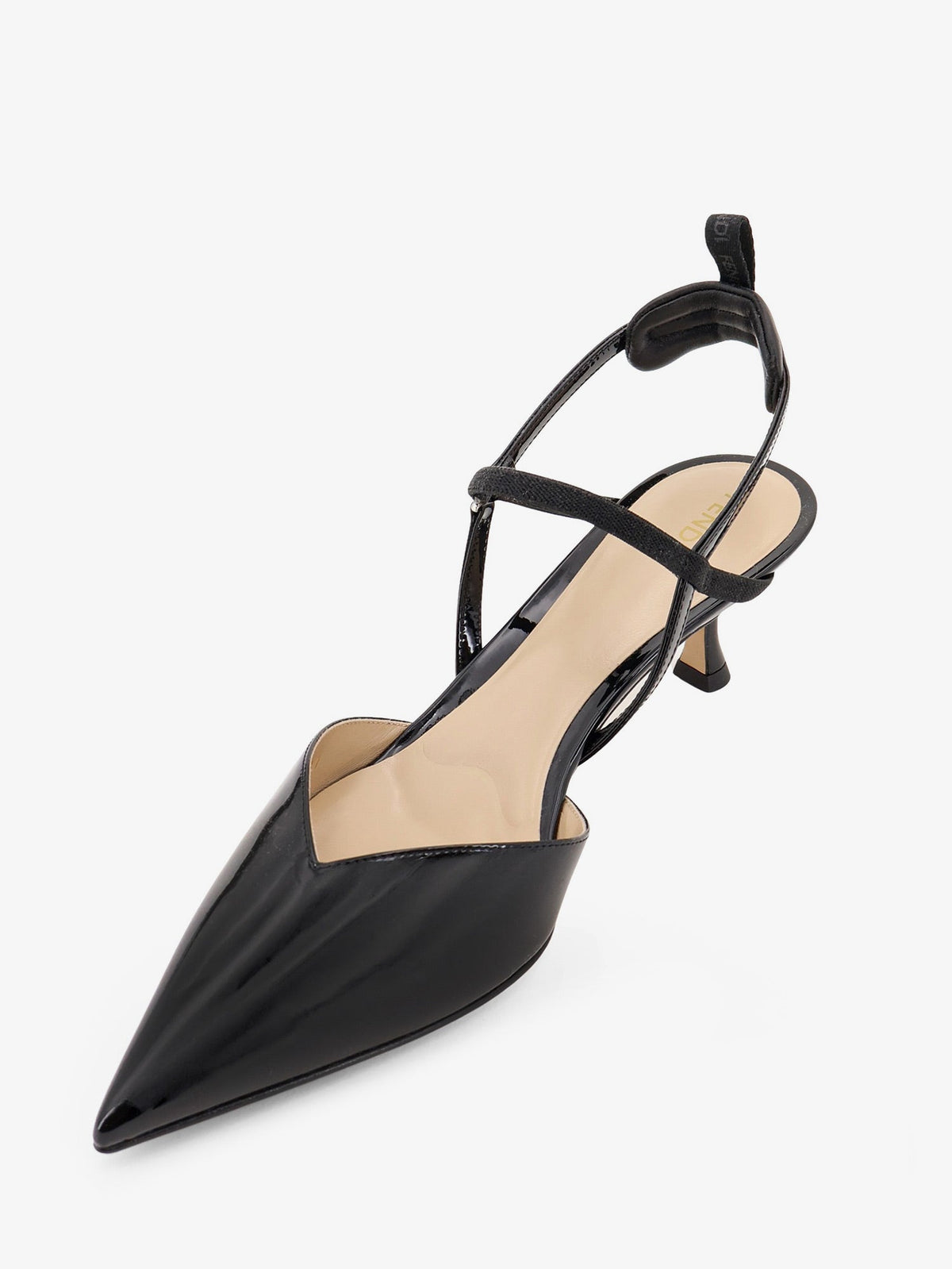 Fendi Very Colibrì  patent leather décolleté - Nero