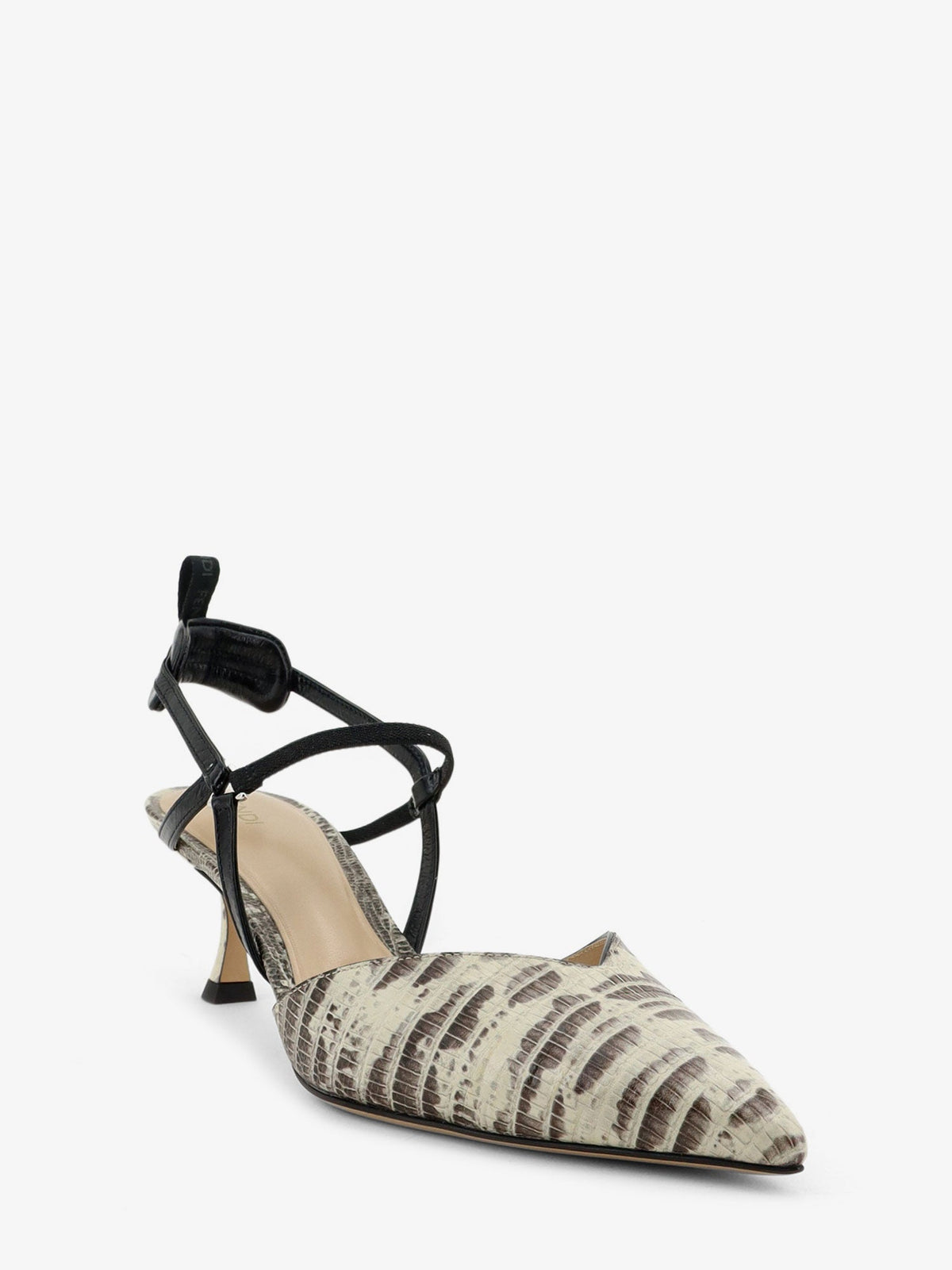 Fendi Very Colibrì pumps with all-over Tejus print - Nerobeige