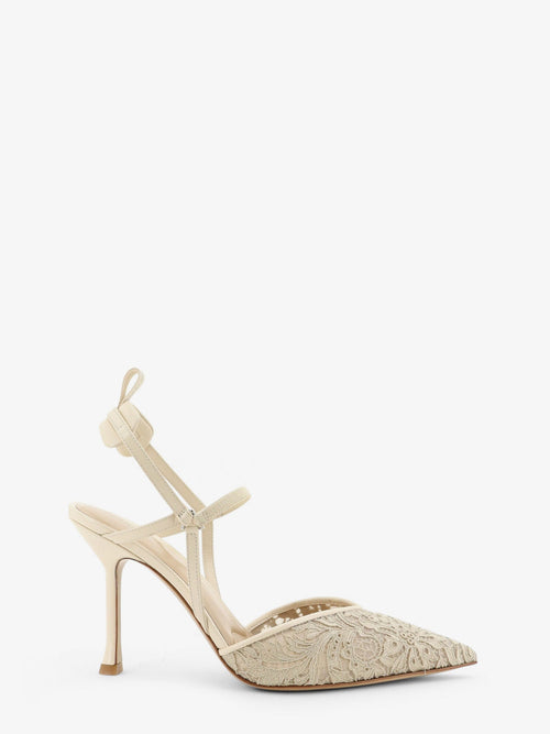 Fendi Very Colibrì high-heeled pump - Ivory