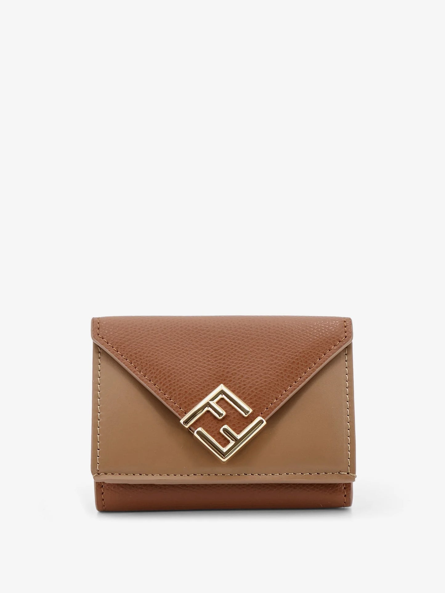FENDI - FF Diamonds Micro Trifold Leather Wallet