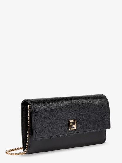 FENDI - Continental leather crossbody bag