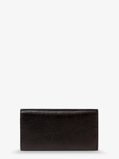 FENDI - Continental crackled leather wallet